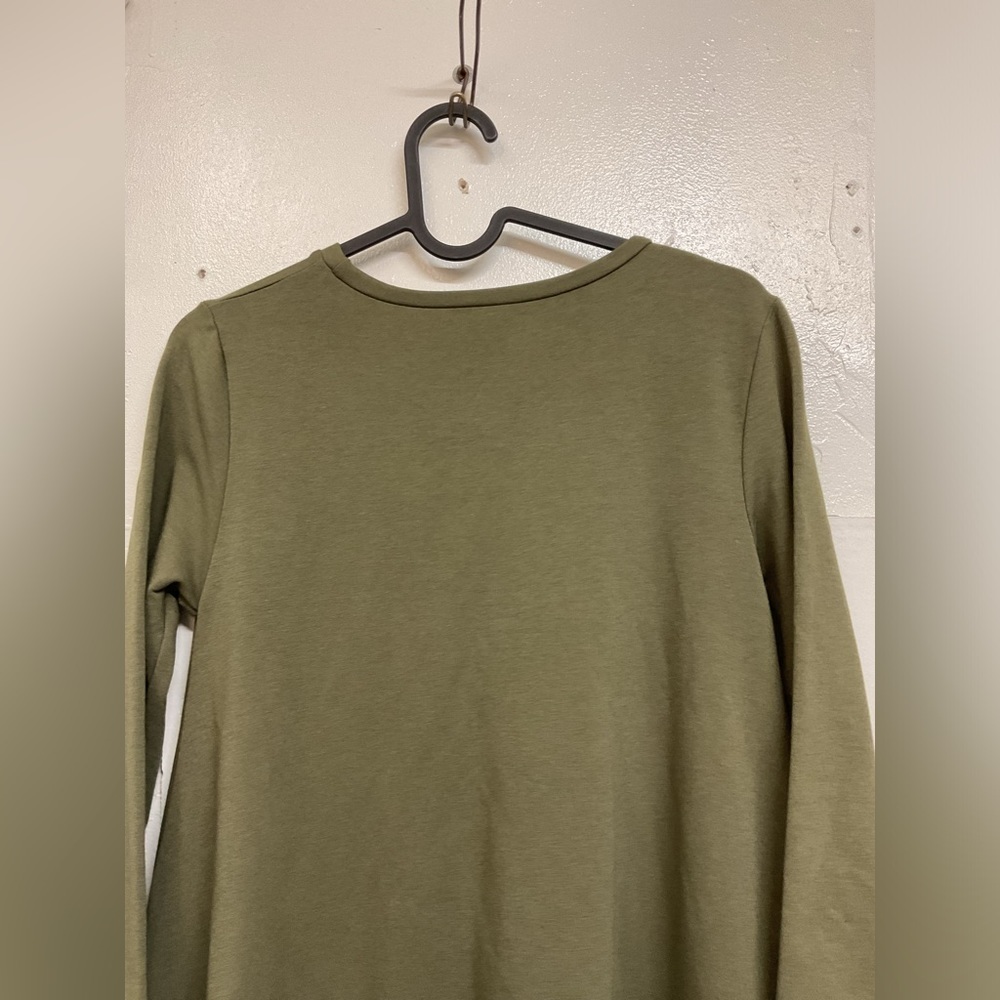Green Marcella NYC Samantha Crewneck Asymmetric  Dress Size XS - Picture 2 of 8